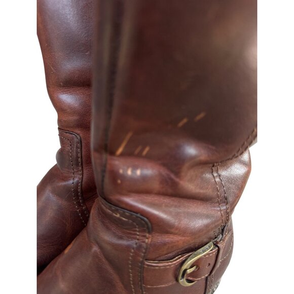 Ariat Leather Women's Size 6B Knee-High Riding Boots Brown & Black - Picture 7 of 14